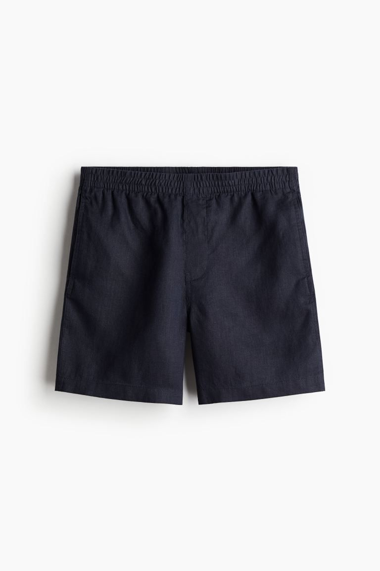 Regular Fit Linen Shorts | H&M (US + CA)