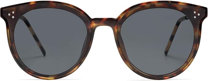 SOJOS Classic Oversized Round Trendy Sunglasses for Women and Men | Amazon (US)