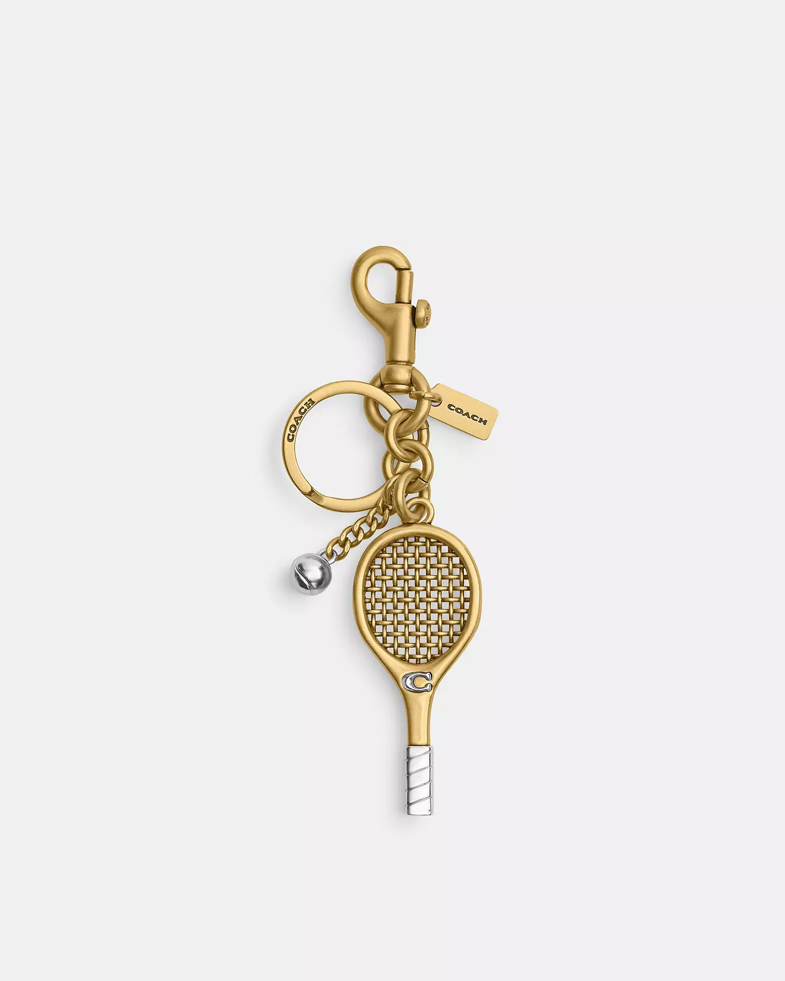Small Tennis Racket Bag Charm | Coach (US)