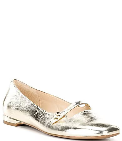 Alex Marie Frances Leather Mary Jane Flats - 9.5 | Dillard's