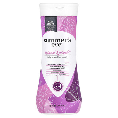 Summer's Eve, 5 in 1™ Daily Refreshing Wash, Island Splash®, 15 fl oz (444 ml) | iHerb