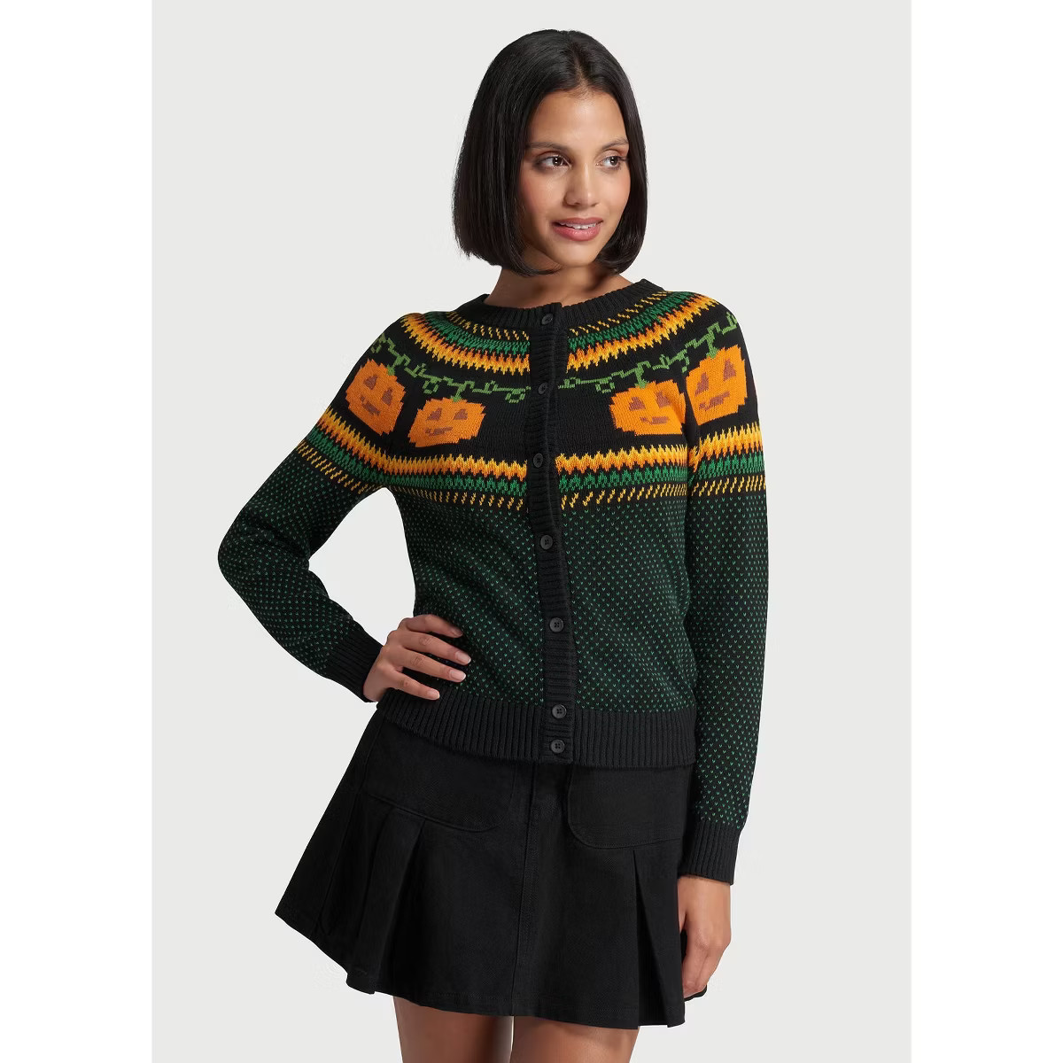 Give 'Em Pumpkin To Talk About Fair Isle Cardigan | Target