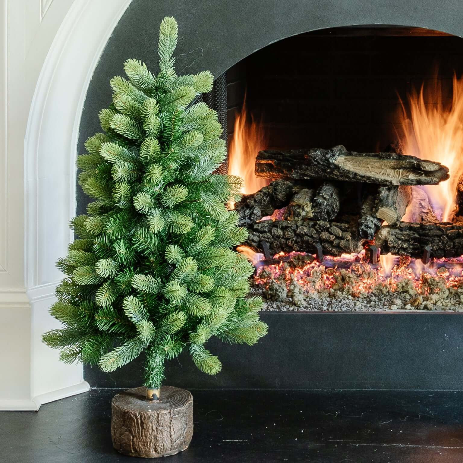 3' Royal Fir Small Tree Unlit | King of Christmas
