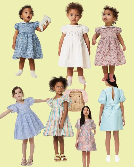 EASTER DRESS INSPIRATION UNDER €50! #littlegirl #easterdresses #easter