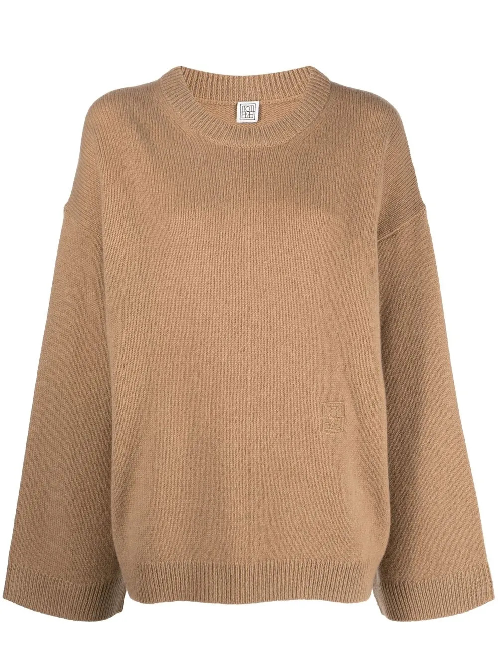 TOTEME Crew Neck Pullover Jumper - Farfetch | Farfetch Global