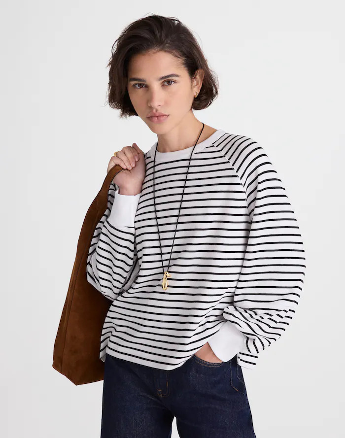 Relaxed Long-Sleeve Raglan Tee | Madewell