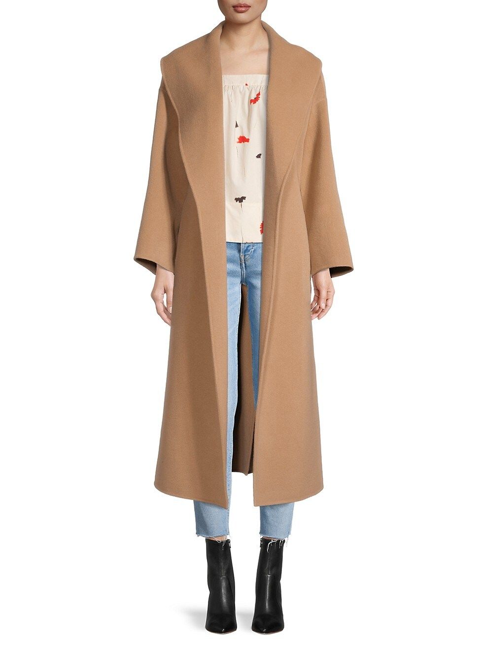 Jason Wu Wool-Blend Long Wrap Coat | Saks Fifth Avenue