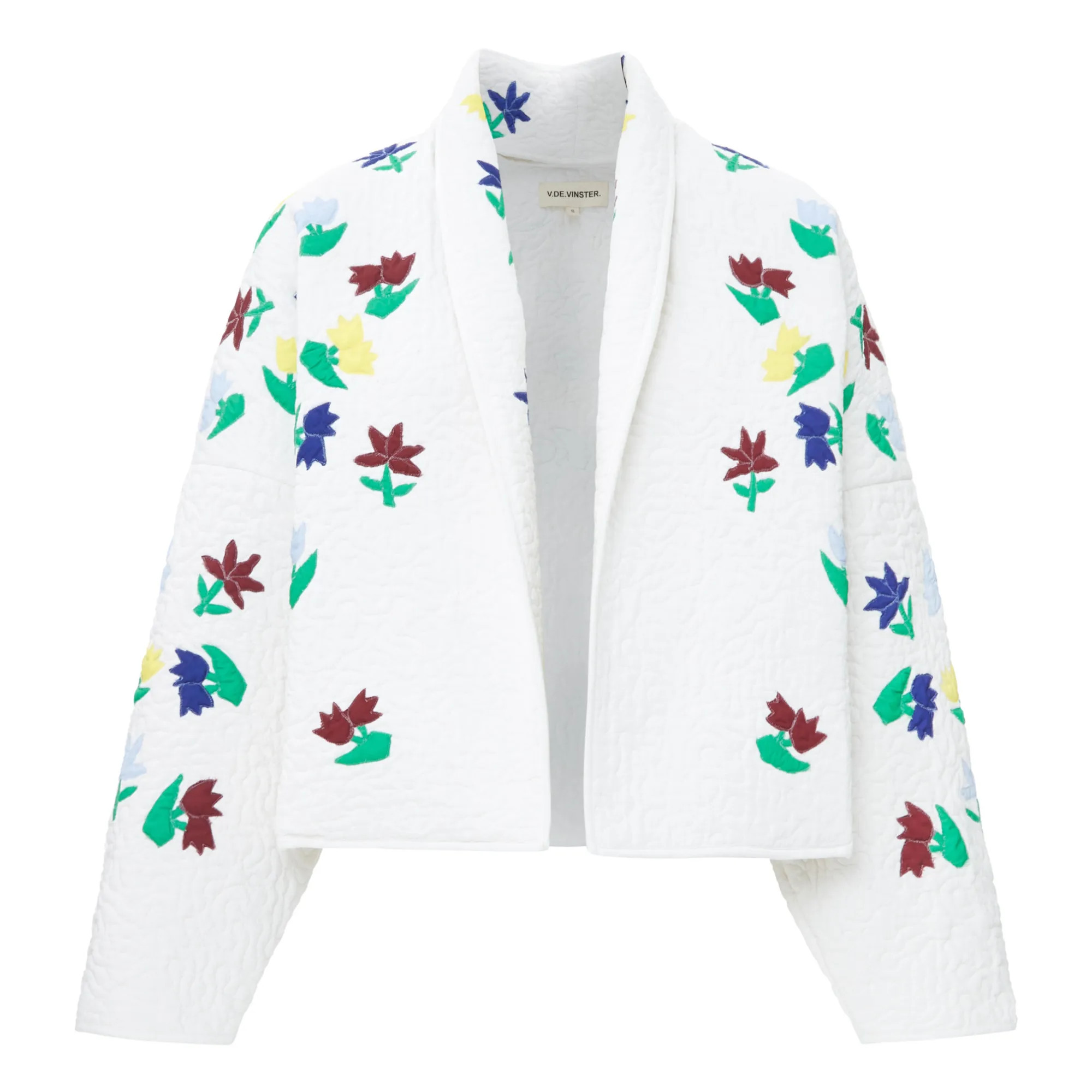 Veste Fleurie Sirva | Blanc | Smallable