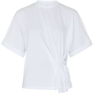 Gather detail t-shirt - VICTORIA BECKHAM | 24S US