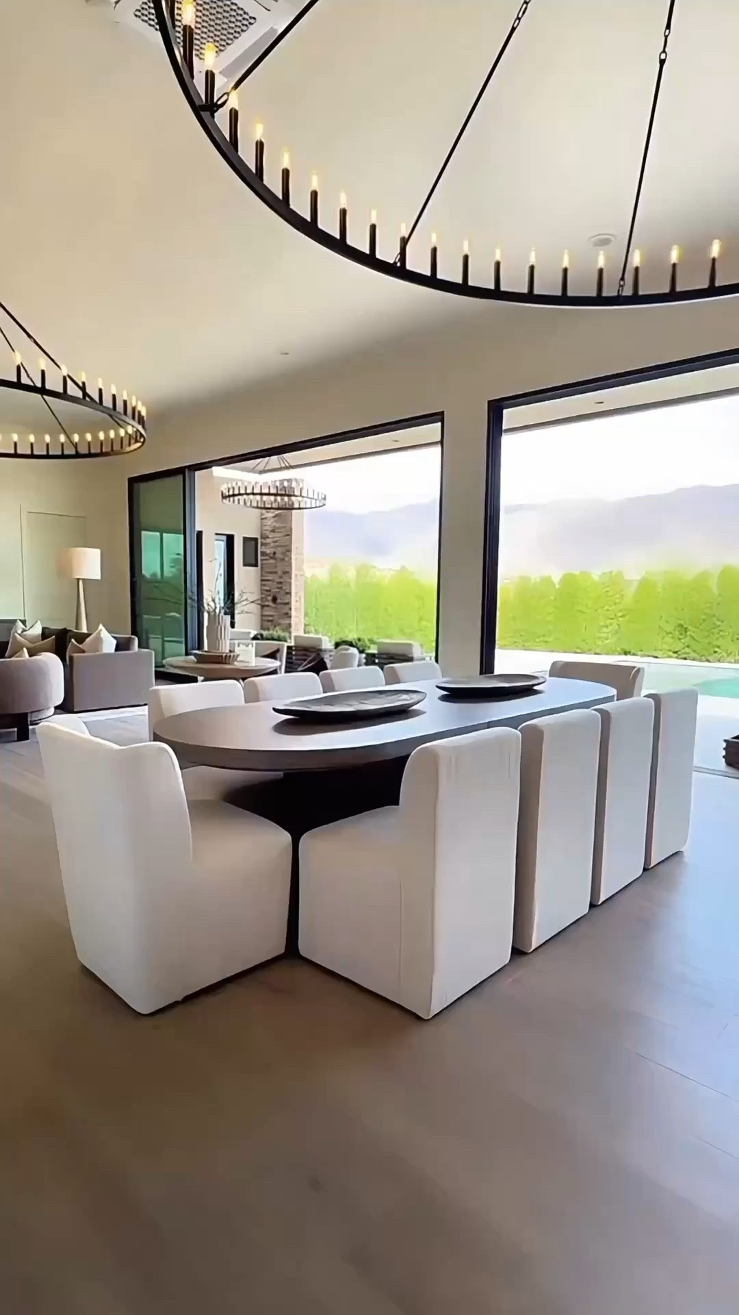 One of my favorite things about this home is how open it is! Eating a meal with the outside view is worth every bit 🥰✨ Modern dining table Dining room Inspo Outdoor Inspo Modern patio Inspo Interior design 

Summerthompsonstyles

#LTKHome #LTKSaleAlert