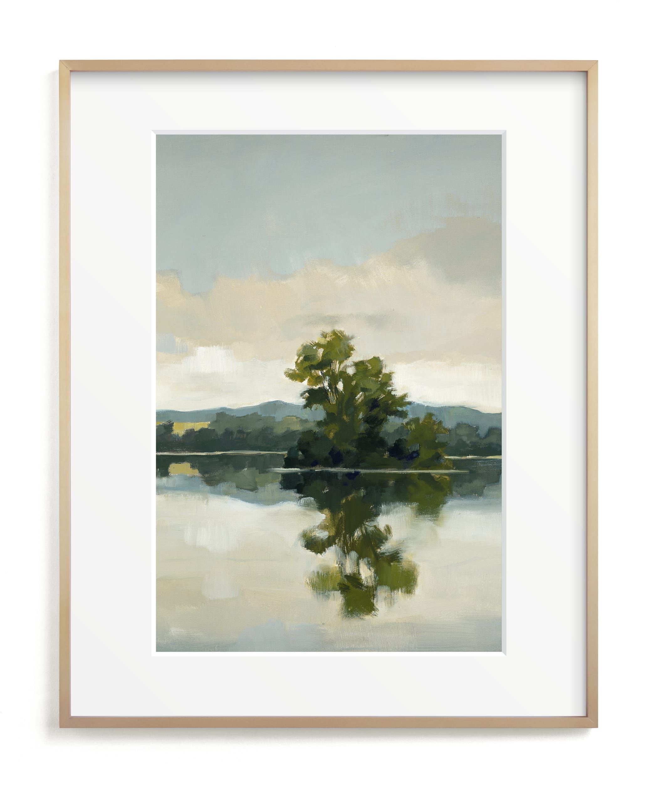 "Tranquil Waters II" - Painting Limited Edition Art Print by Stephanie Goos Johnson. | Minted