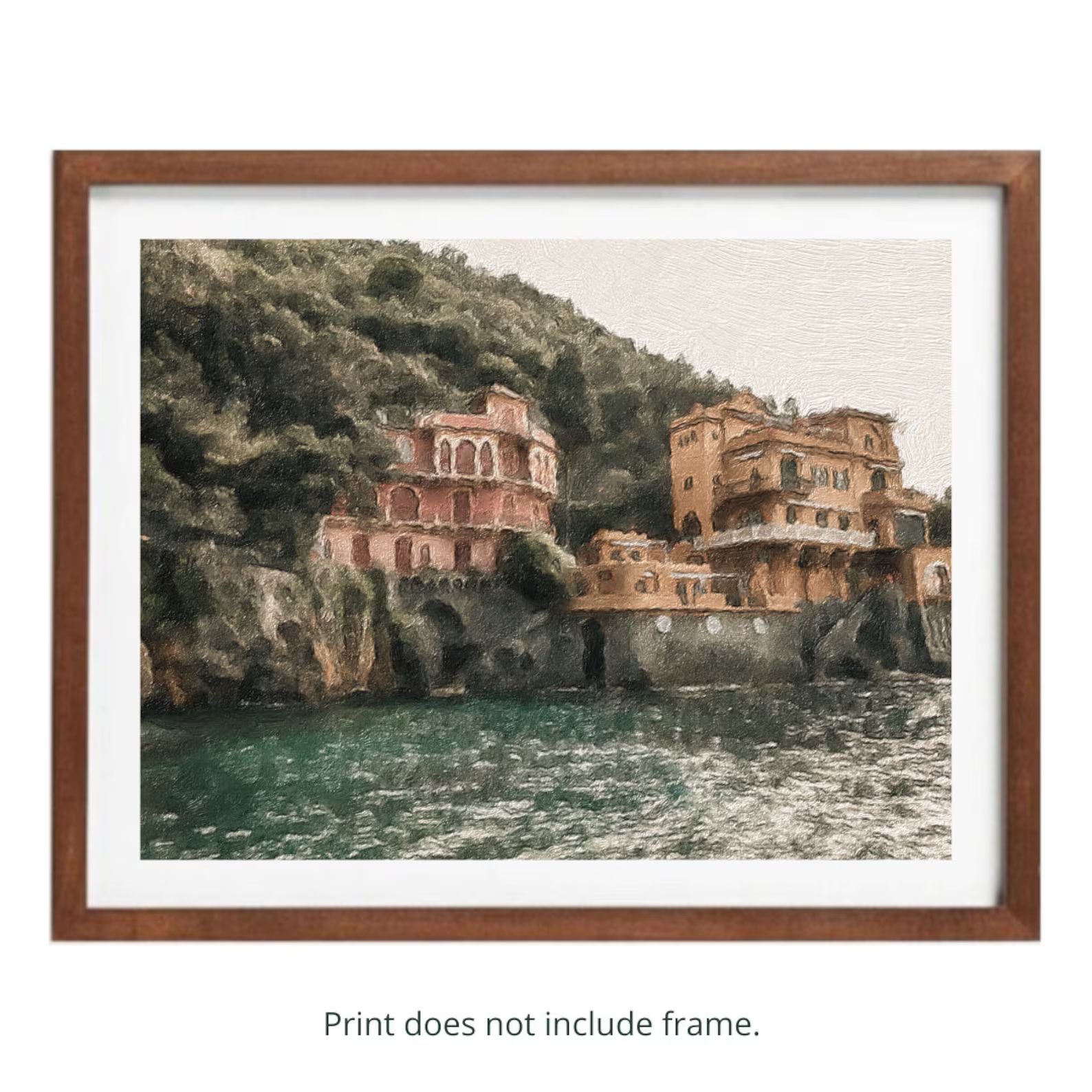 Painting Inspired Portofino Italy Print | Etsy | Etsy (US)