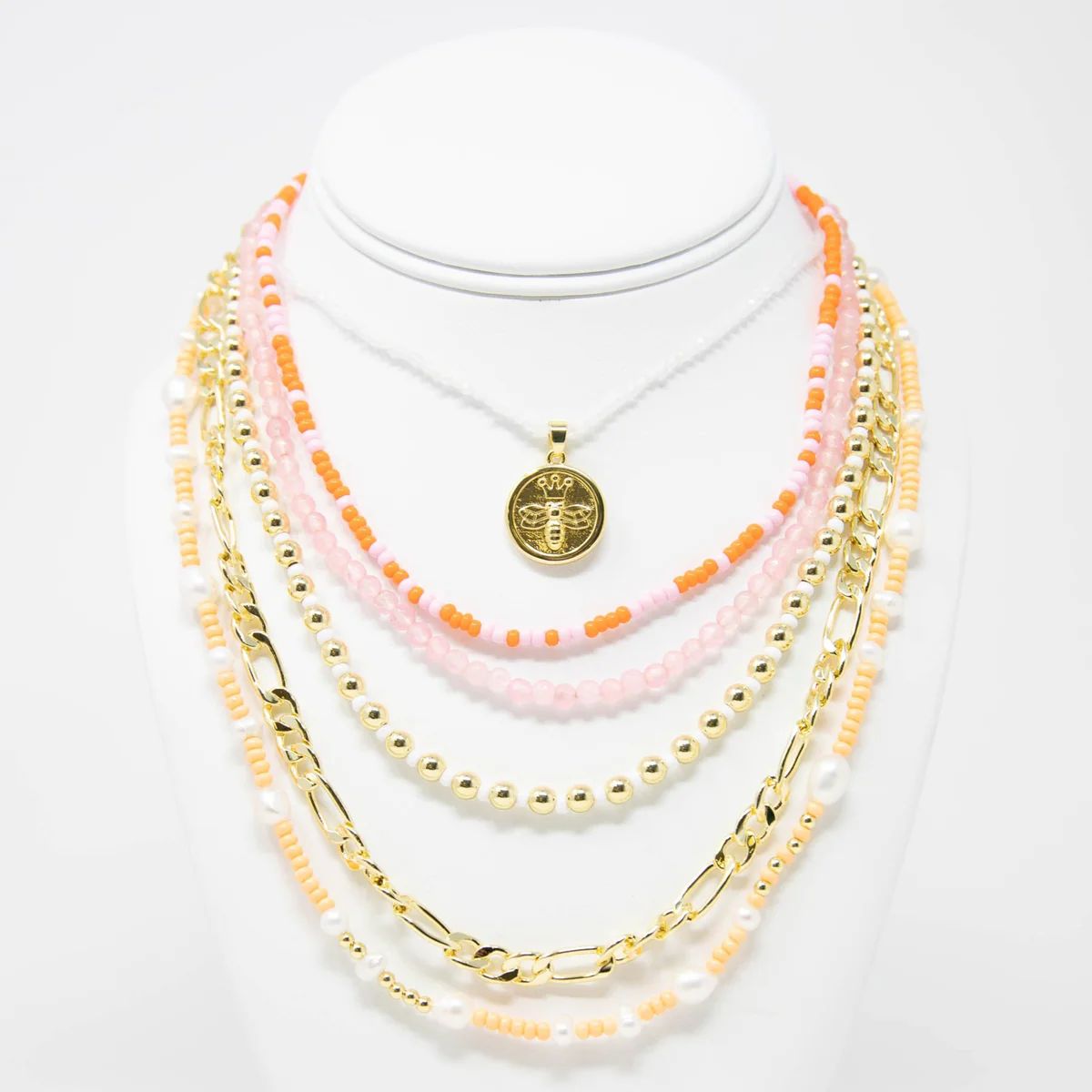 Bee in Bloom Necklace Stack | Allie + Bess