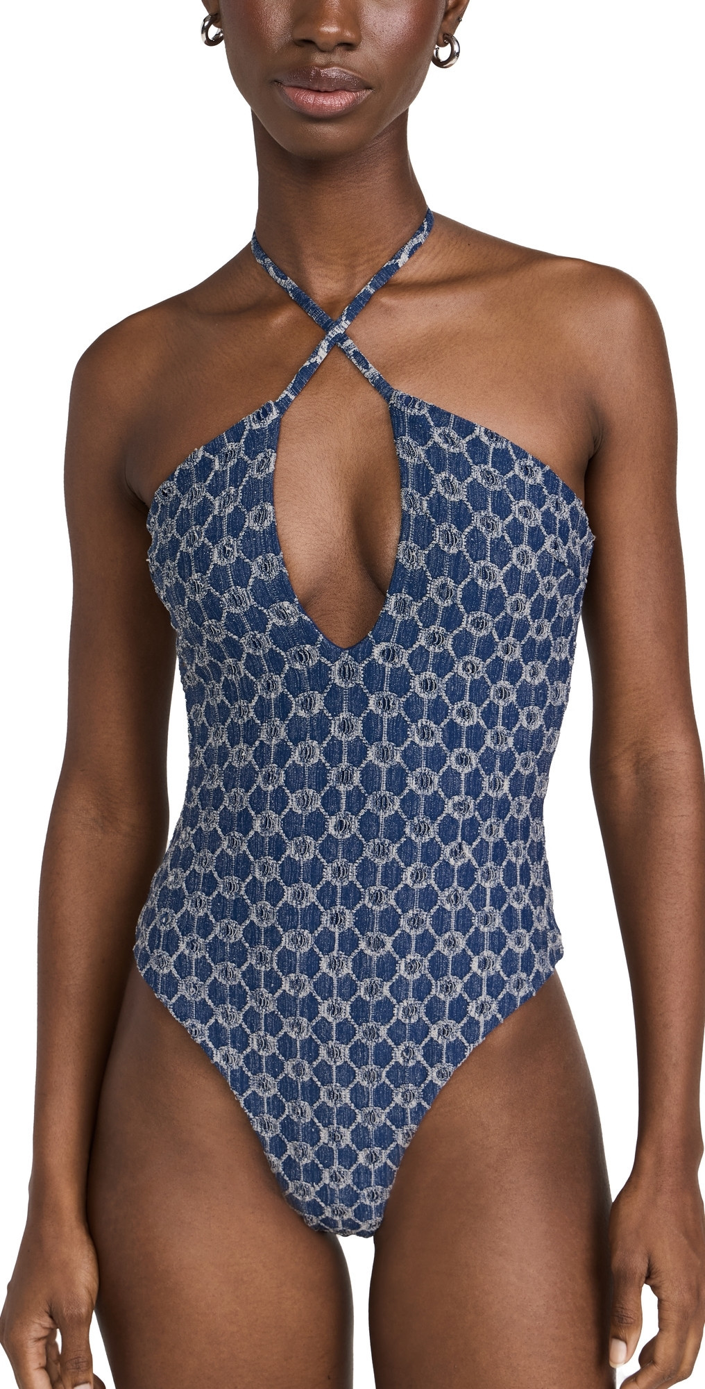 Devon Windsor Sawyer One Piece Denim M | Shopbop