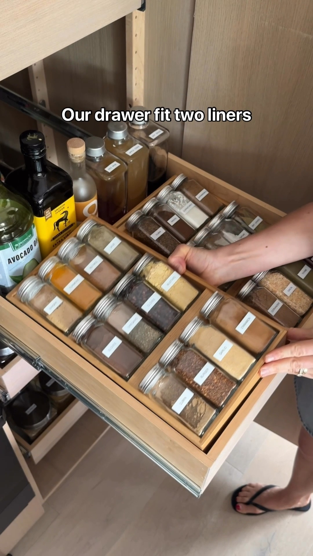 All my faves for organizing kitchen drawers! The spice drawer insert is great for small drawers or use a few for bigger drawers. #organization #kitchen #homeorganizing 

#LTKHome #LTKFindsUnder50 #LTKFindsUnder100