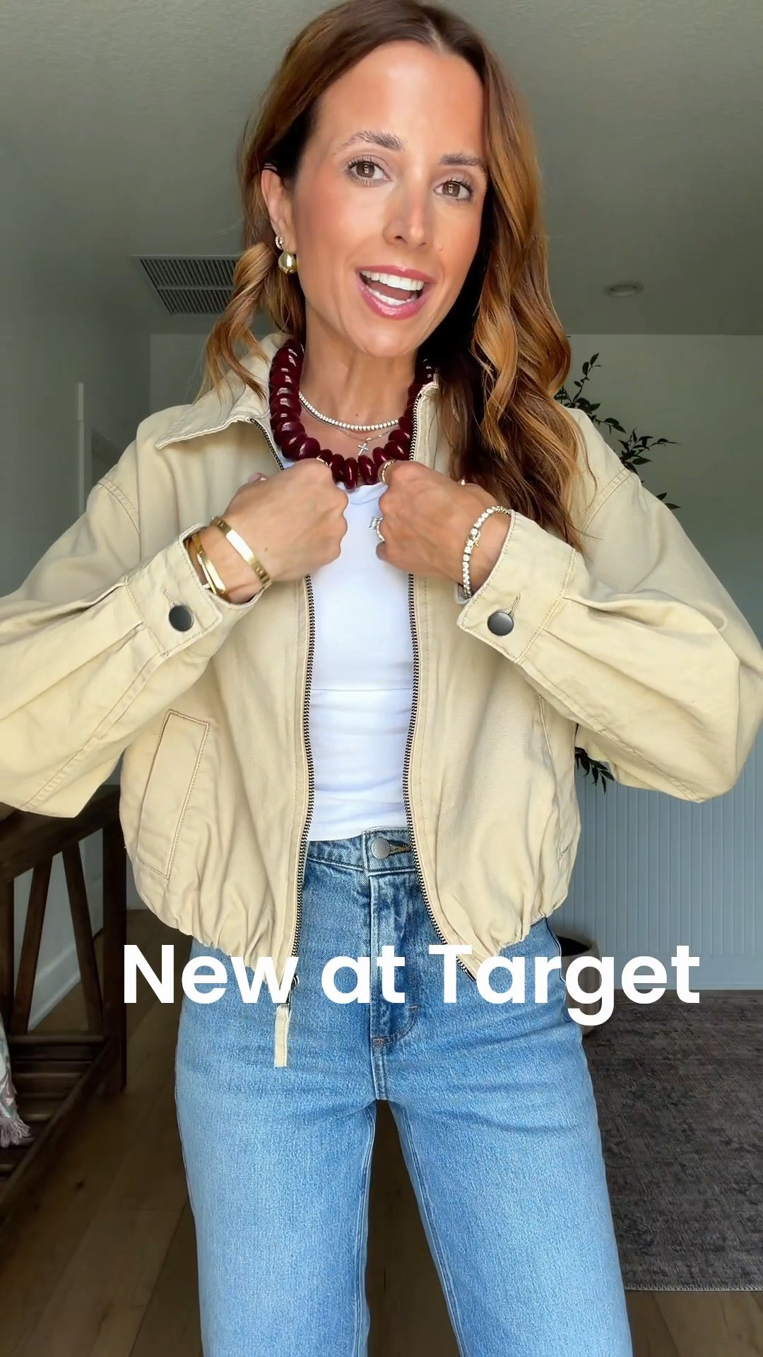 New fall arrivals from Target! Fall outfits. Fall style. Elevated casual outfits. Mom outfits. Teacher outfits. Vintage straight jeans in 00 short. Wearing XXS in bubble hem jackets. Casual outfit. Casual style. 

#LTKootd #LTKSeasonal #LTKPetite