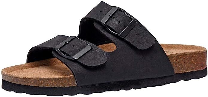 CUSHIONAIRE Women's Lane Cork Footbed Sandal with +Comfort | Amazon (US)