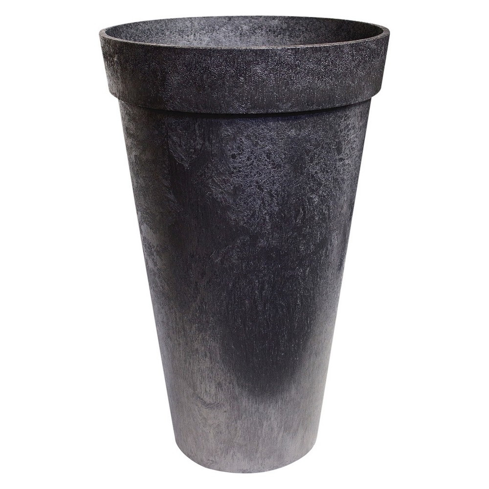 26 Recycled Planter Tapered Black - Smith & Hawken | Target