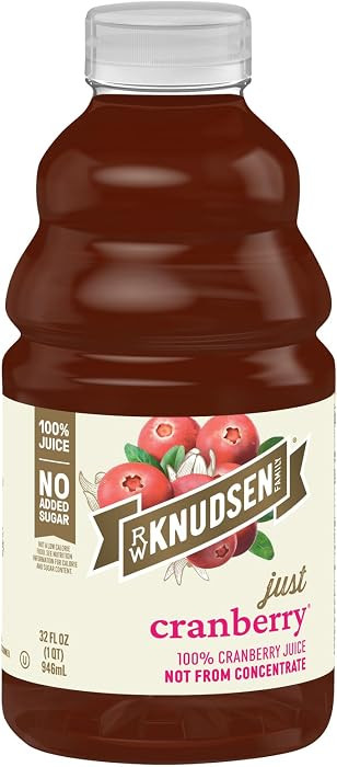 R.W. Knudsen Cranberry Juice Not from Concentrate, 32 fl oz (Pack of 1) | Amazon (US)