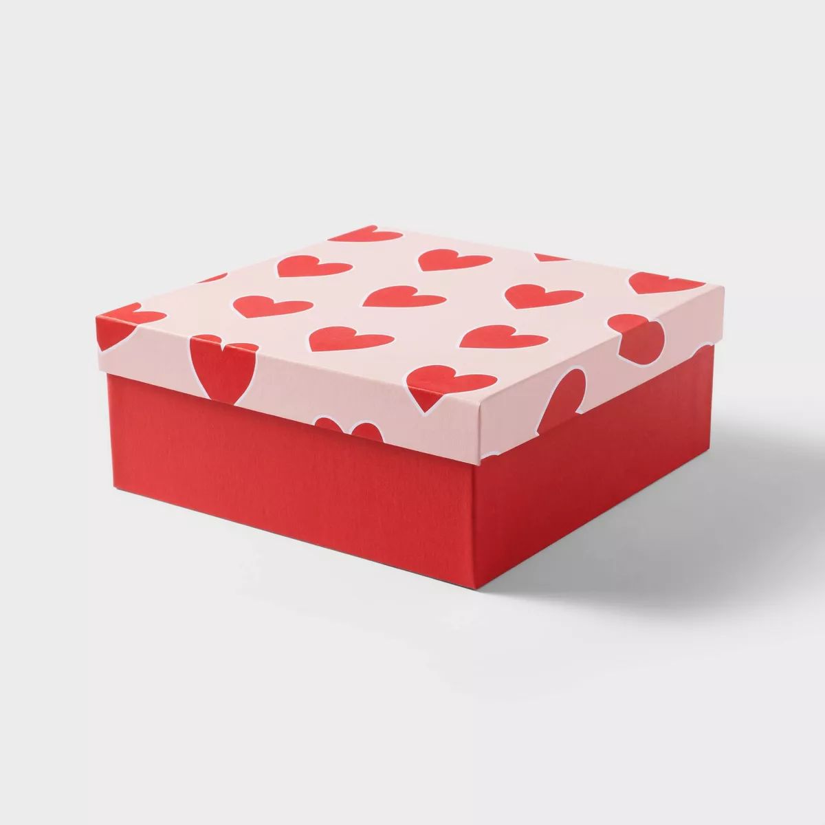 Heart Pattern Square Gift Box - Spritz™ | Target