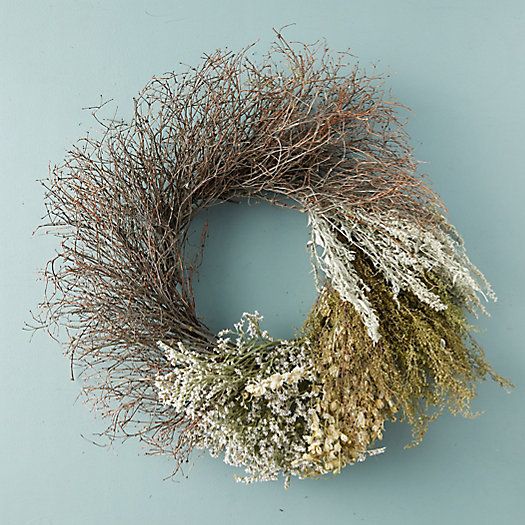 Preserved Floral Gradient Wreath | Terrain