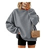 Trendy Queen Oversized Sweatshirts pullover Crewneck Tops Fall Outfits 2026 | Amazon (US)