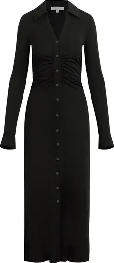 The Naomi Ruched Long Sleeve Maxi Dress | Nordstrom