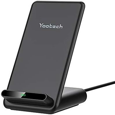 Yootech 7.5W/10W/15W Fast Wireless Charger,7.5W Wireless Charging Stand Compatible with iPhone SE... | Amazon (US)