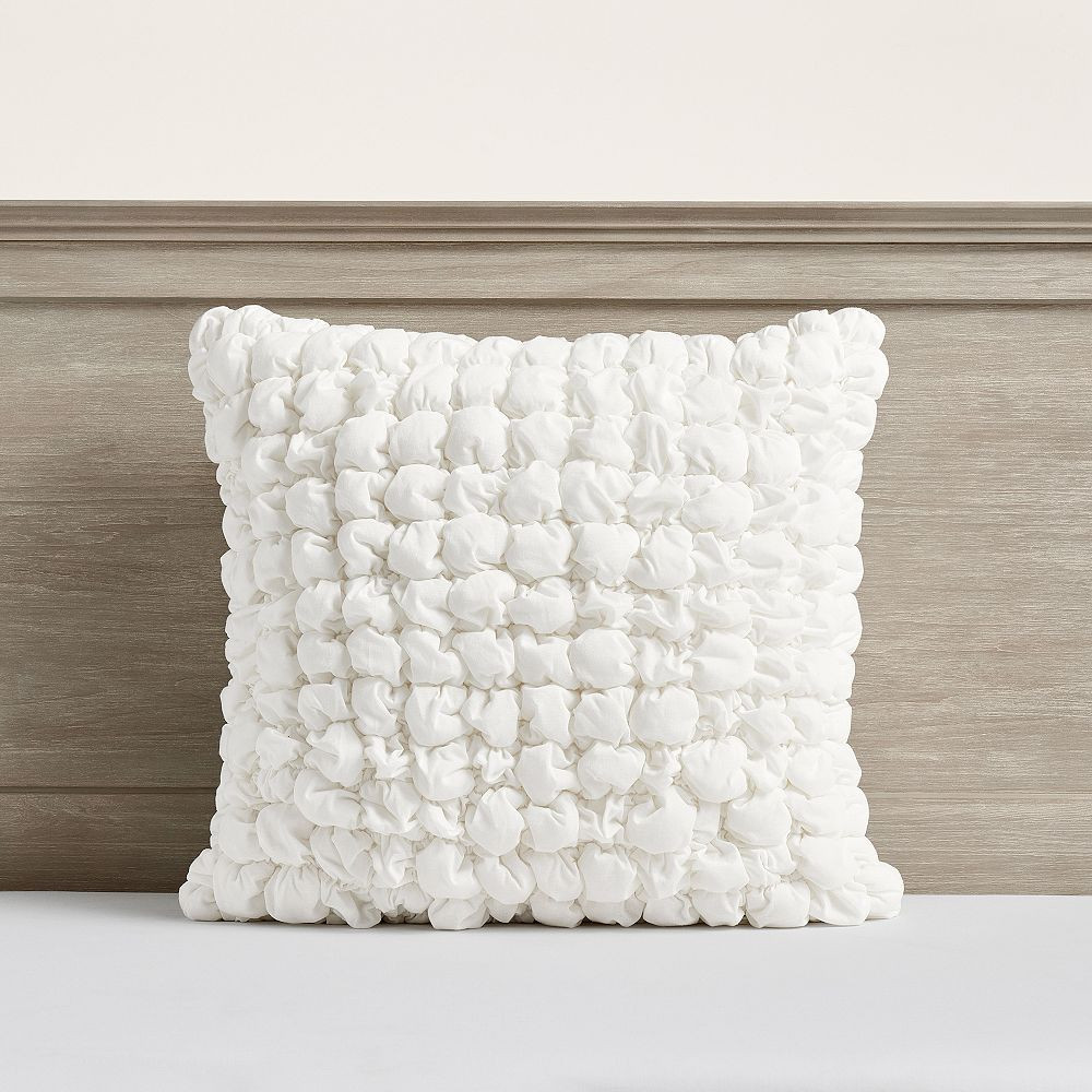Recycled Marshmallow Quilt, Euro Sham, Ivory | Pottery Barn Teen