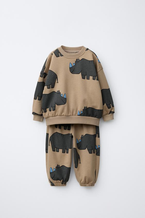 RHINO SWEATSHIRT AND JOGGER SET | Zara US