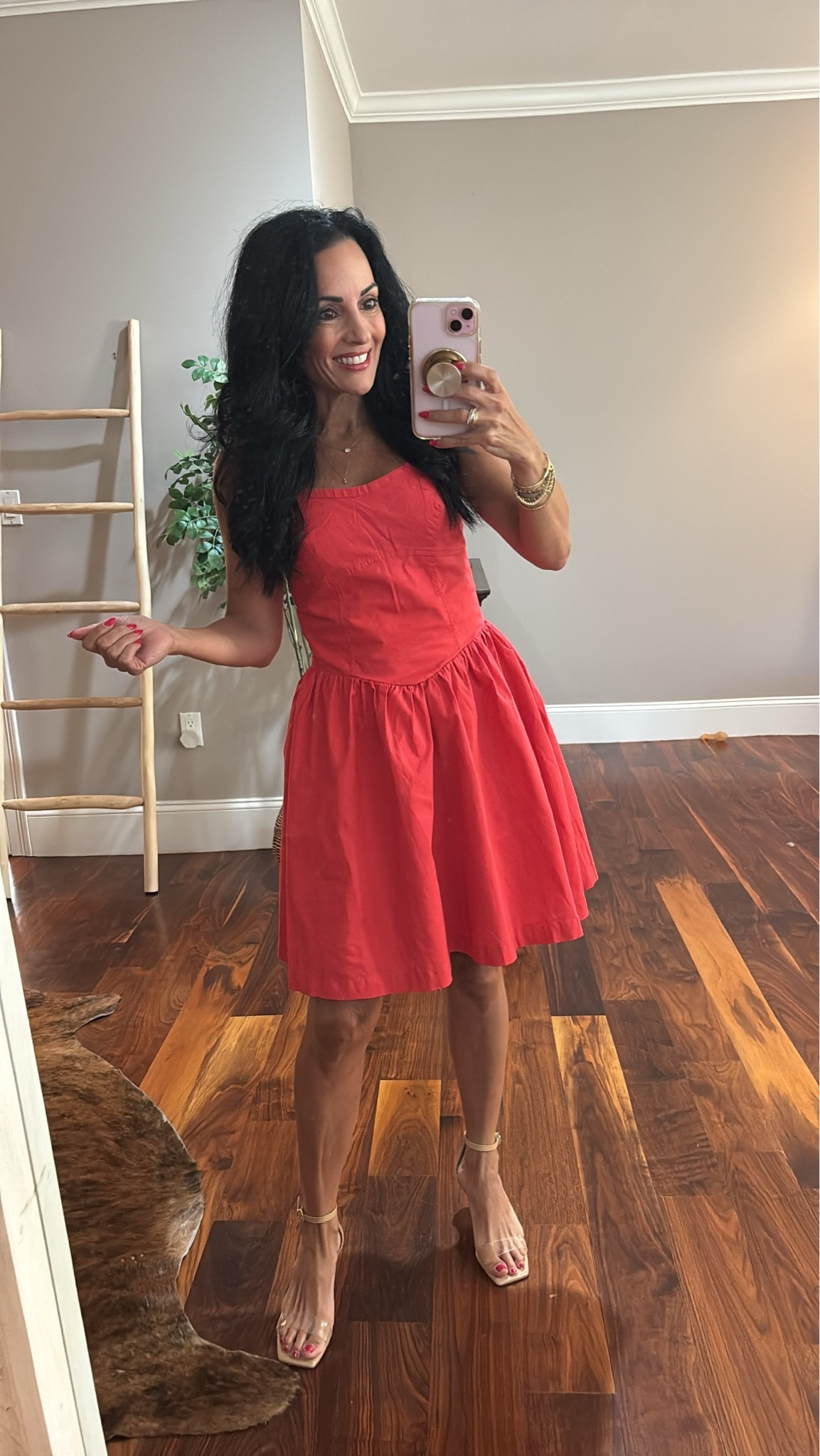 Red dress perfect for the 4th

#LTKootd #LTKSeasonal #LTKOver40