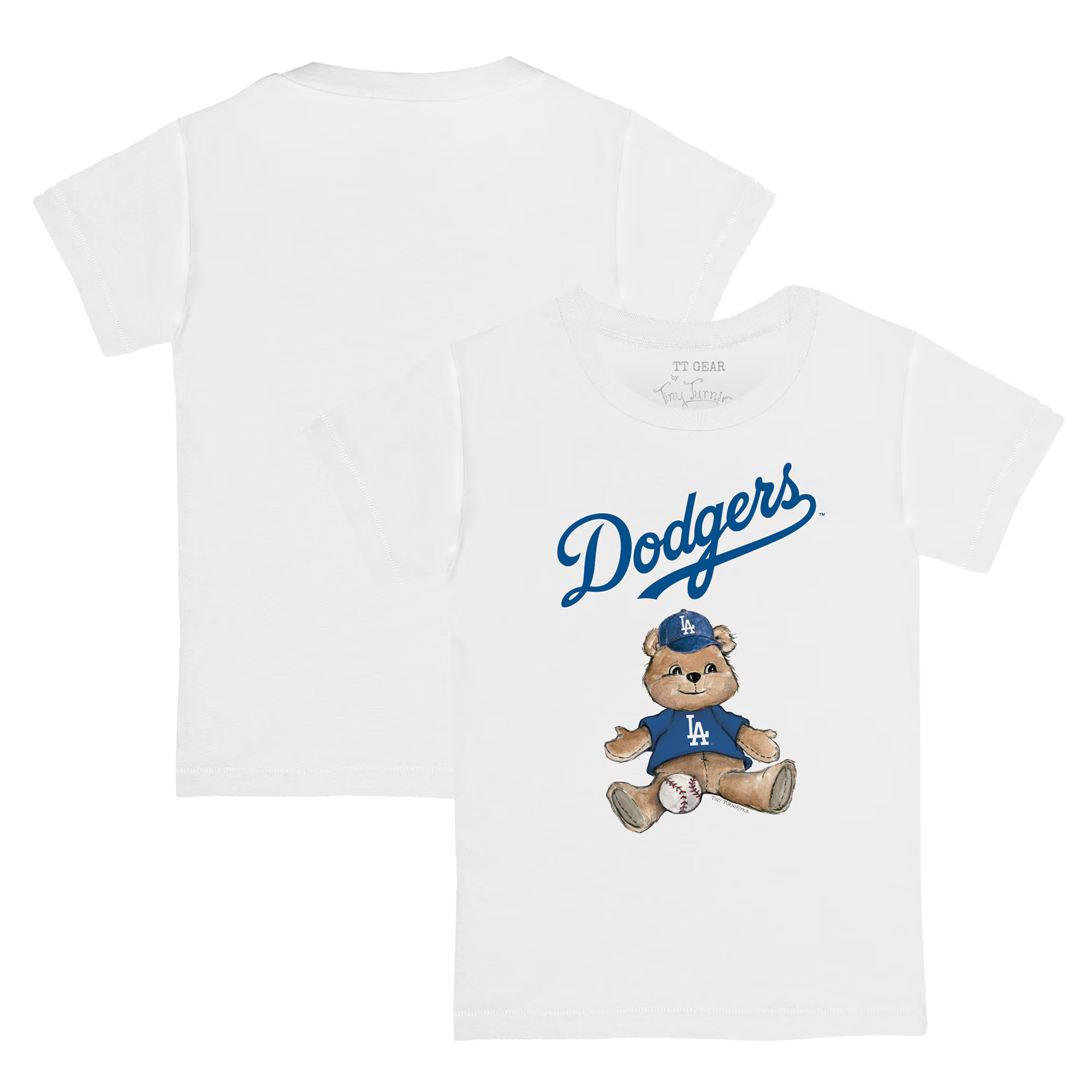 Youth Los Angeles Dodgers Tiny Turnip White Teddy Boy T-Shirt | MLB Shop