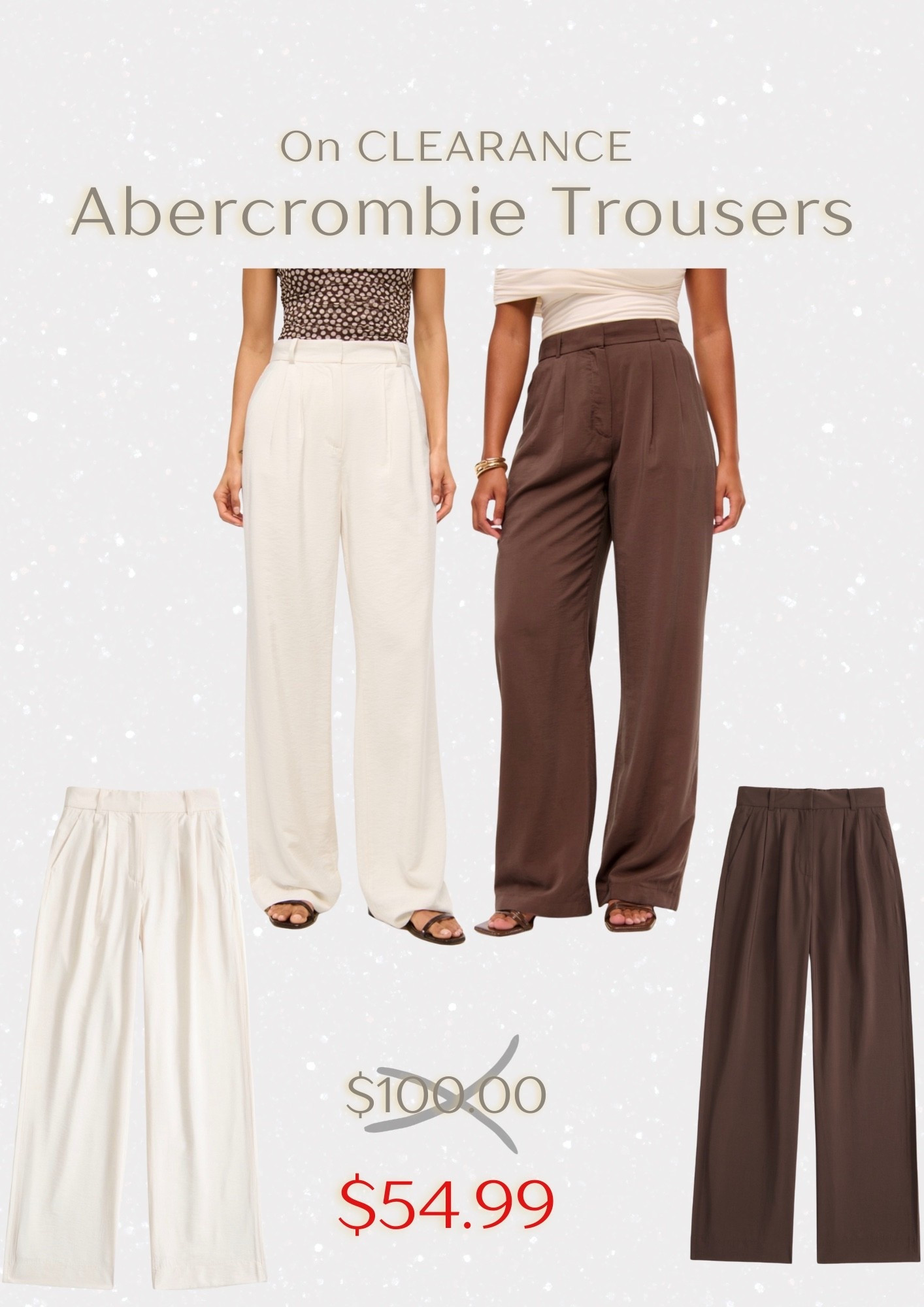 My favorite trousers from A&F are on clearance, the brown color is a must and why not get cream while you’re at it! 

#LTKgrwm #LTKWorkwear #LTKootd