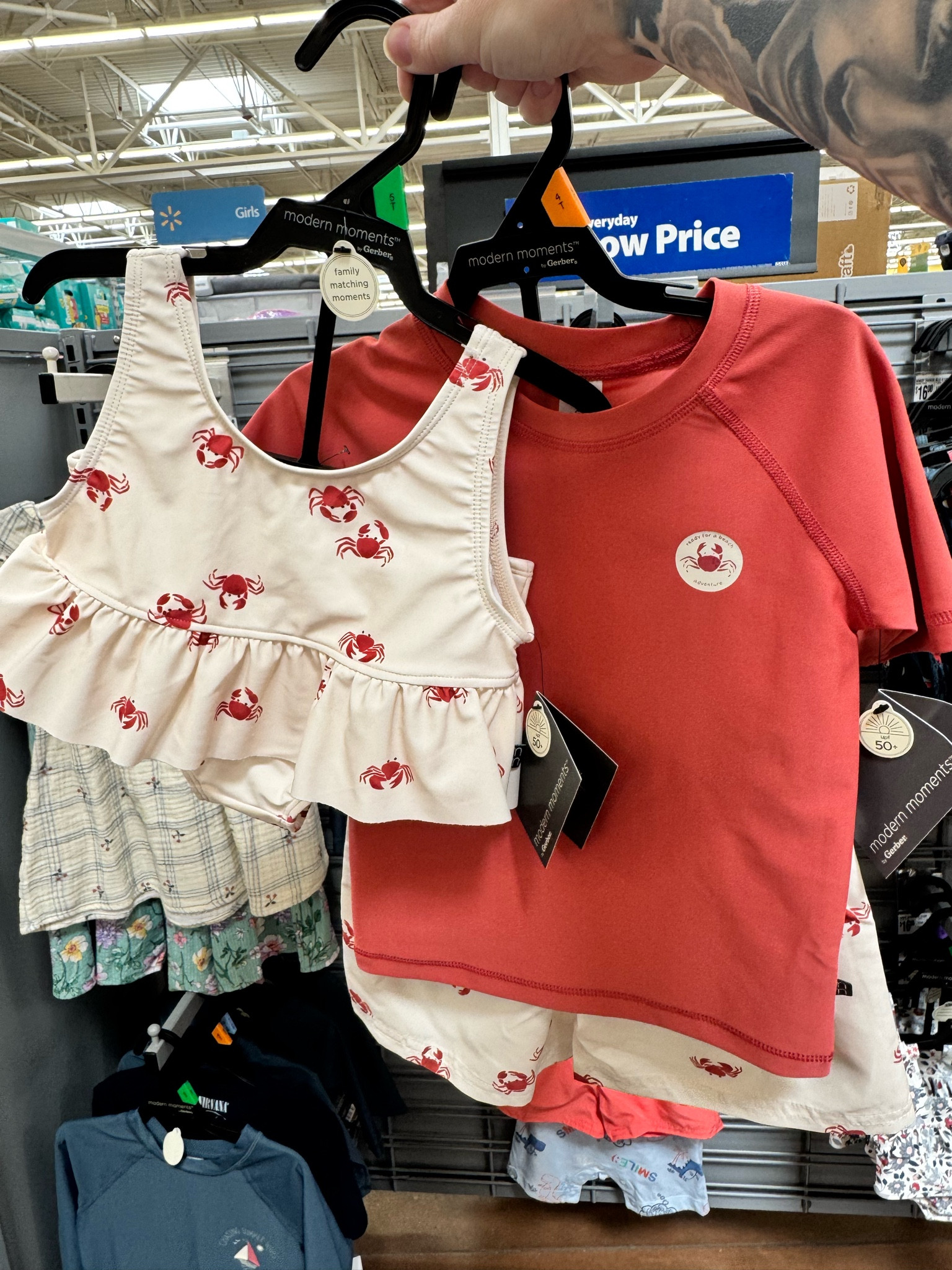 Modern Moments Walmart swimsuit toddler and baby sizes  

#LTKKids #LTKBaby #LTKFamily