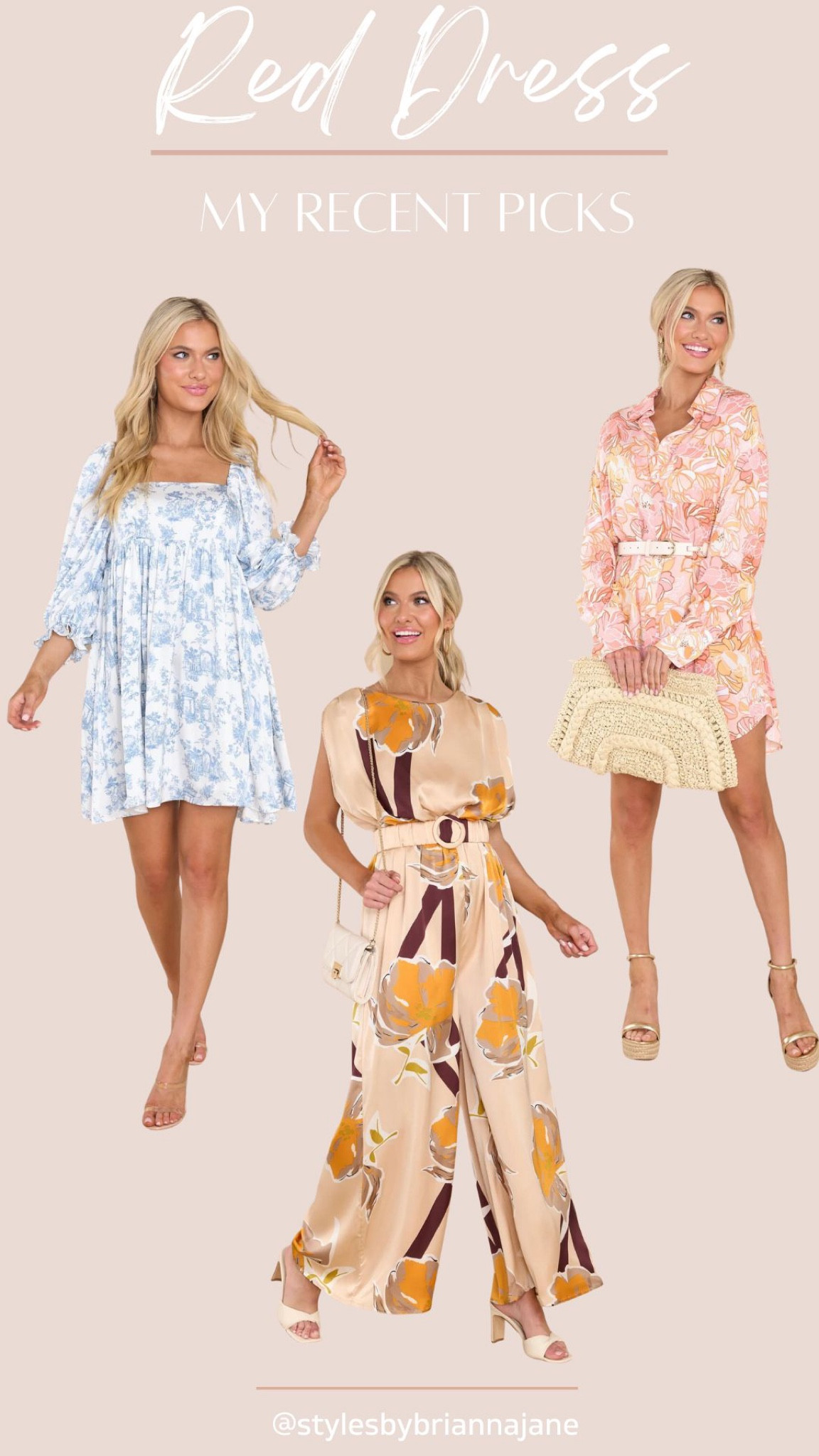 Spring dresses. Spring looks. Spring jumpsuit. Resort style. Resort looks. Vacation style. Tunics. 

#LTKFind #LTKSeasonal #LTKstyletip