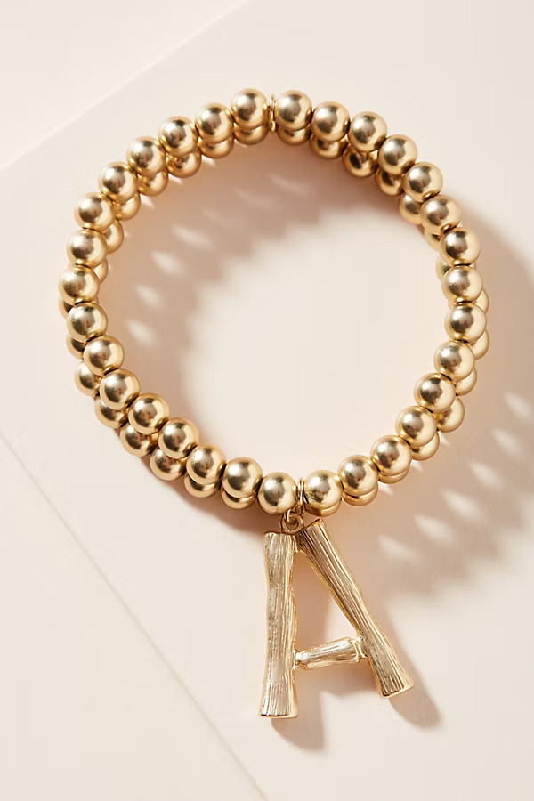 Monogram Beaded Bracelet | Anthropologie (US)