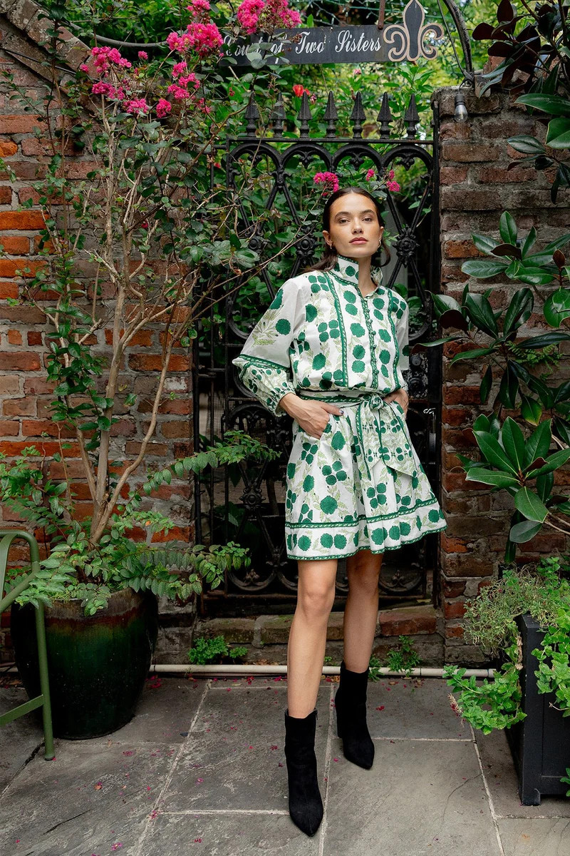 SUE SARTOR Flounce Shorty | Emerald Green SUE SARTOR Marigold | SUE SARTOR