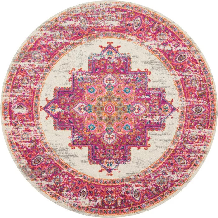 Nourison Passion PSN03 Center Medallion Area Rug | Target