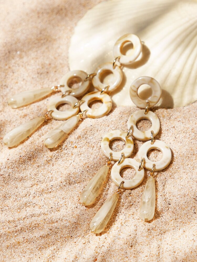 Ring Decor Drop Earrings | SHEIN