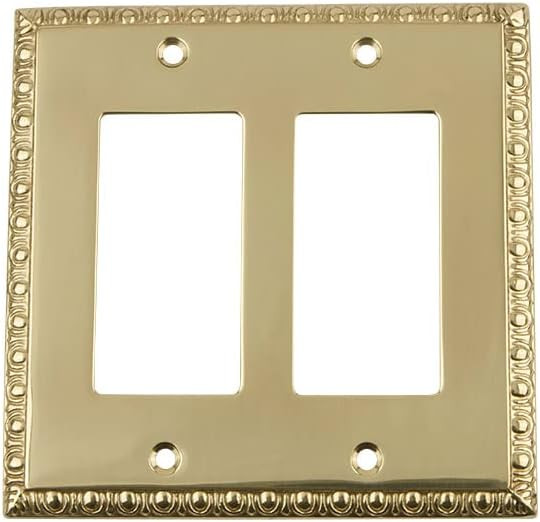 Nostalgic Warehouse Egg & Dart Deco Electrical Outlet Switch Plate Cover | Amazon (US)