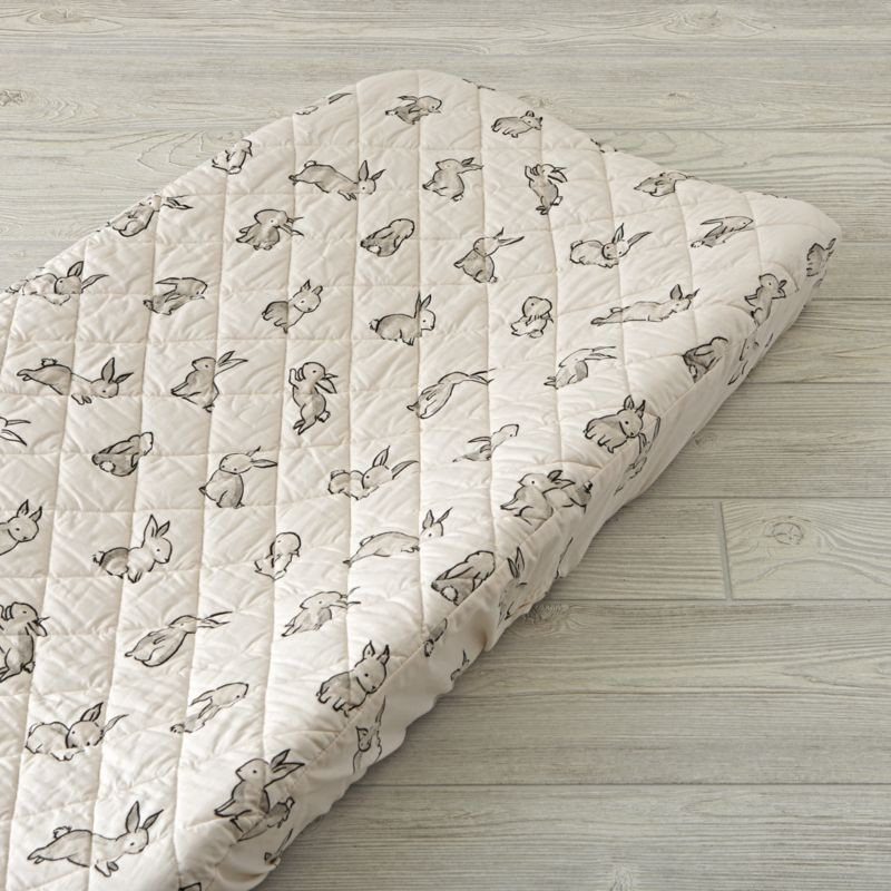 Bunny Baby Changing Pad Cover + Reviews | Crate & Kids | Crate & Barrel