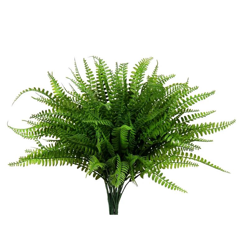 4pcs 17.7 inch Boston Fern Bushes Artificial Plants Fake Greenery Shrubs Branches Decor Home Indo... | Walmart (US)
