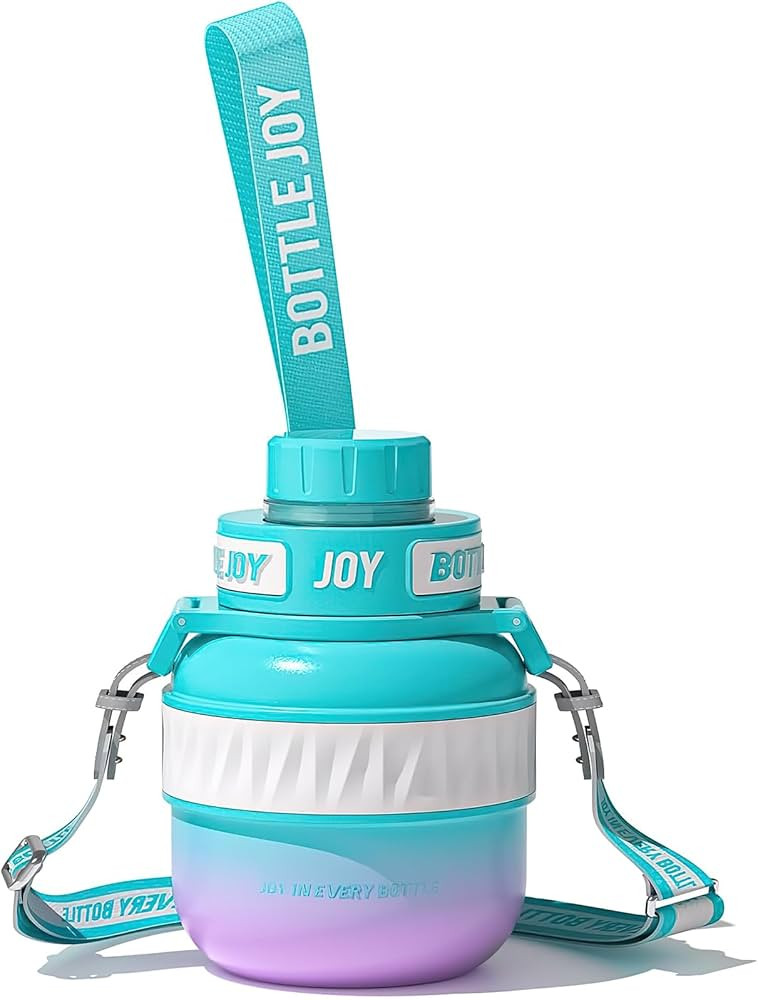 BOTTLE JOY Stainless-Steel Water Bottle: Leakproof Lid, Perfect Sip, Double Insulated, Eco-Friend... | Amazon (US)
