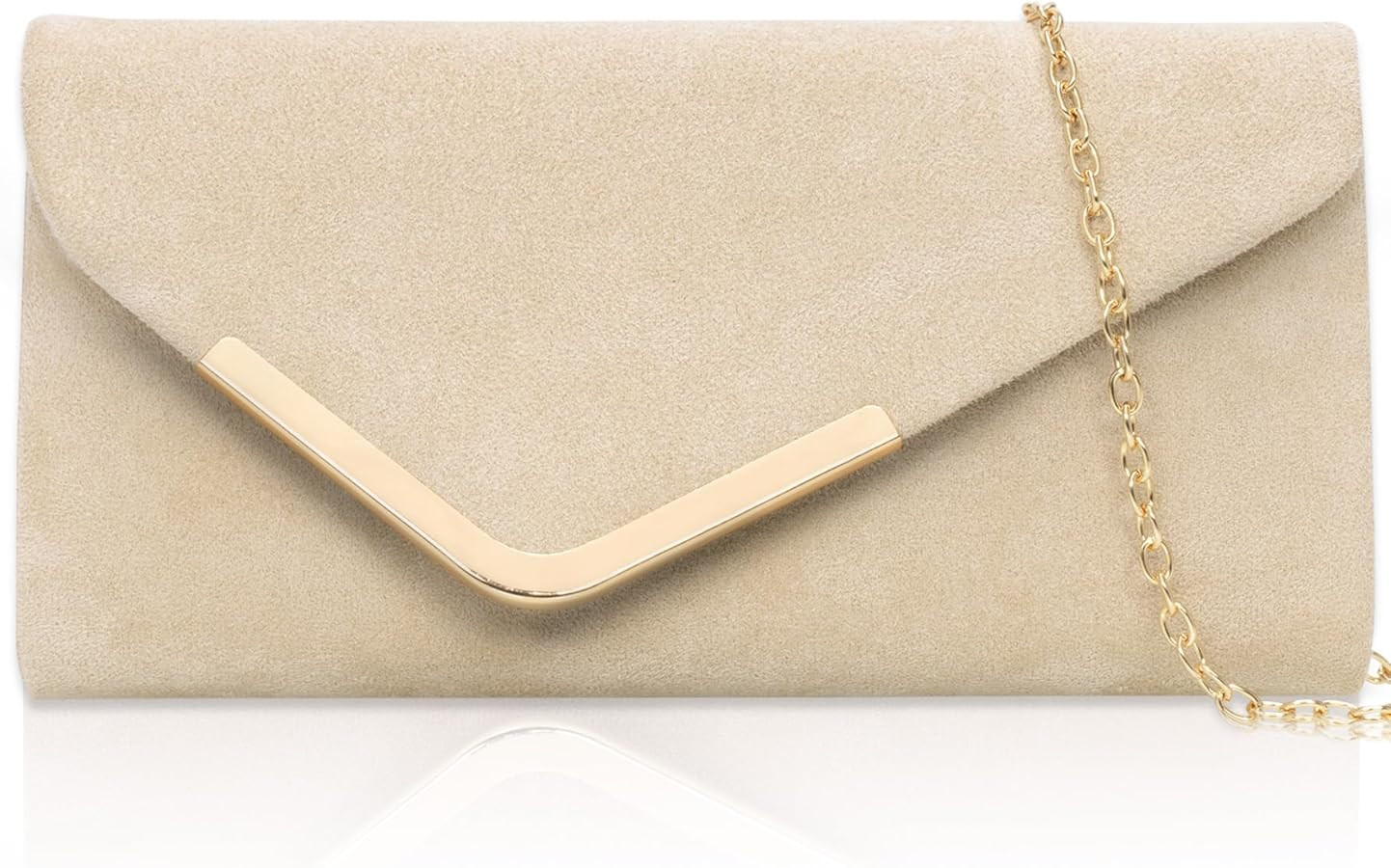 Larcenciel Clutch Purses for Women, Shiny Sequin Envelope Clutch Evening Bag with Chain, Fashion ... | Amazon (US)