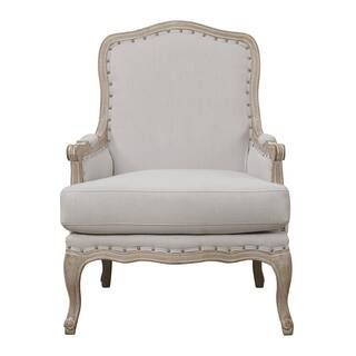 Regal Taupe Accent Chair | The Home Depot