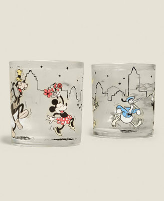 Mickey & Friends Color Changing Glassware 2pc Set, Created for Macy's | Macy's