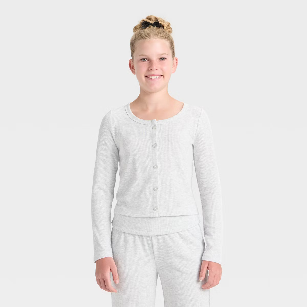 Girls' Cozy Rib-Knit Cardigan - art class™ | Target