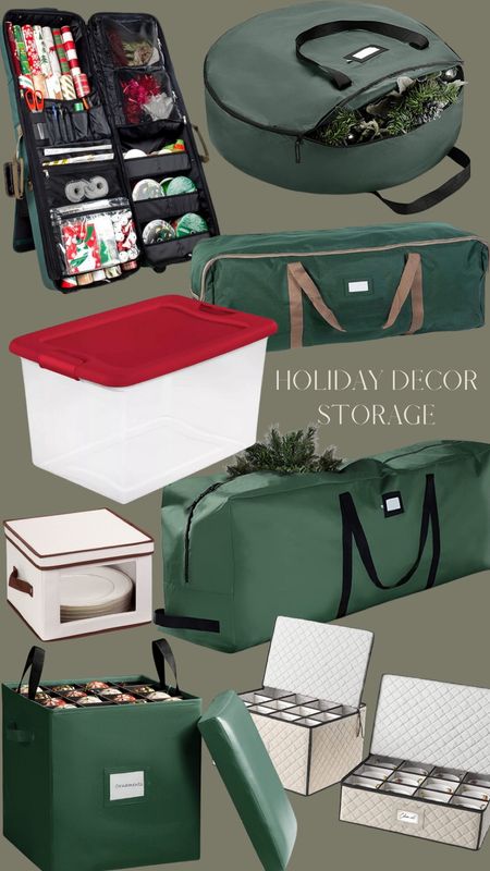 Holiday decor storage organization, organize the home

#LTKhome #LTKHoliday