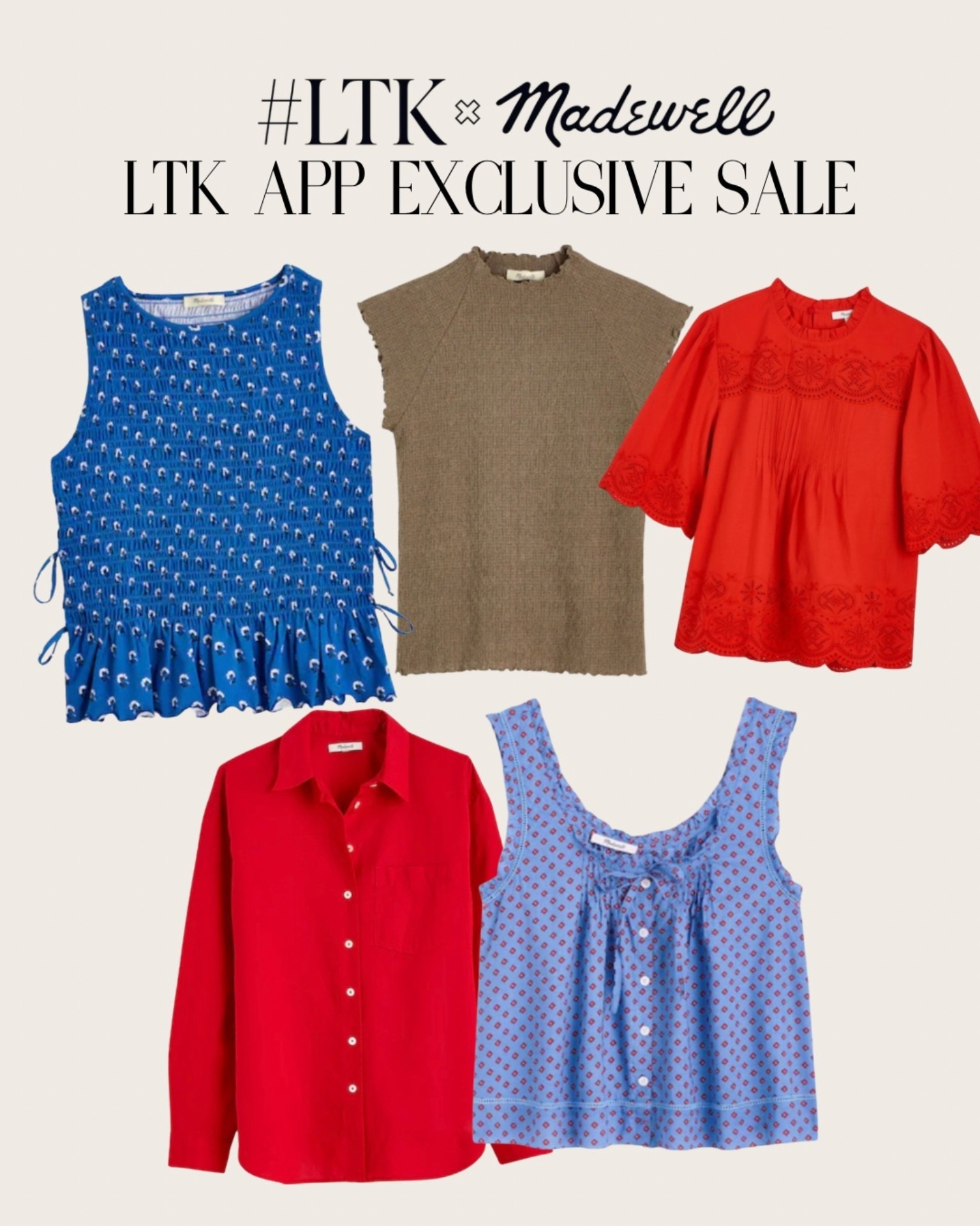 The sale continues! Loving the red, blues and earthy tones.

#LTKxMadewell #LTKSaleAlert #LTKOver40