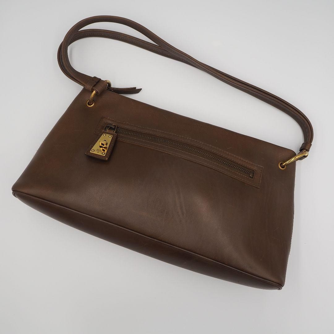 Gucci One Shoulder Bag GG Pattern Leather Brown Shipped from Japan | eBay US